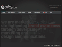 Tablet Screenshot of markedperception.com